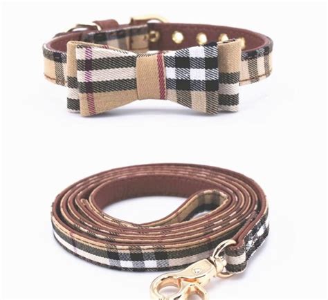 burberry dog collars and leashes.